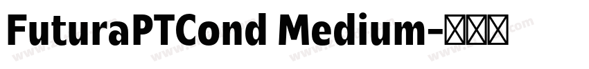 FuturaPTCond Medium字体转换 FuturaPTCond Medium字体转换
